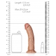 RealRock Little Curved Dildo 15.5 x 4cm Latino