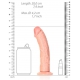 Realistische Gebogen Dildo 18 x 4,2cm