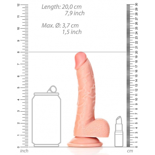 Realistische Gebogen Dildo Kurt 15 x 3.7cm