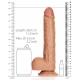 Dildo Reto RealRock 21 x 5,3cm Dildo Latino