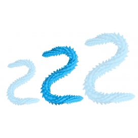 DoublePlayz Barbed 24 inch Silicone Butt Plug M BLUE