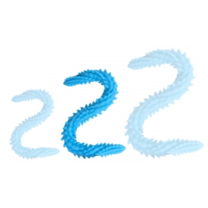 DoublePlayz Double Dildo Scolop M 50 x 4cm Blue