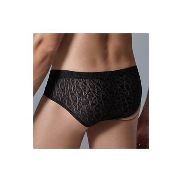 Leopard Brief  -  Black