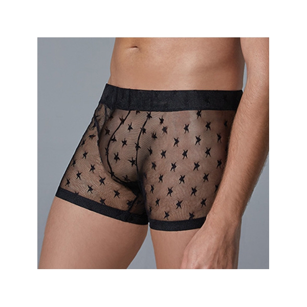 Boxer largo y fino Star Allure Negro