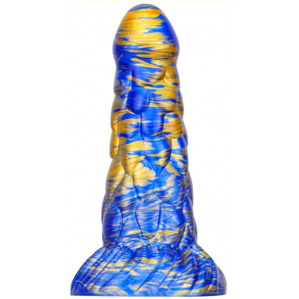 Dildo Cyrix 15,5 x 6 cm blu-oro