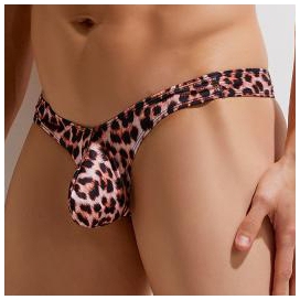 Gauvine Mini Leopard Thong for men