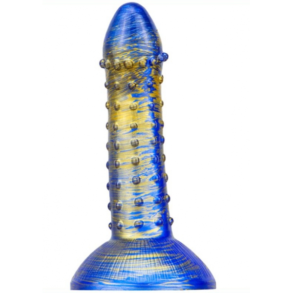 Dildo Fantasy Saperli 16 x 4.5cm Blau-Gold