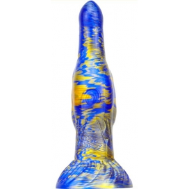 Mixed Color Finger Anal Dildo BLUE