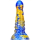 Fantasie Ninja Dildo 16 x 5,2cm Blauw-Goud