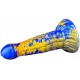 Dildo Ninja de Fantasia 16 x 5,2cm Azul-Dourado