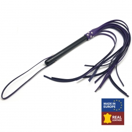 The Red MARTINET IN PURPLE LEATHER - 78cm - HOLZGRIFF