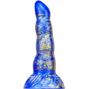 MetallicAnal Consolador Fantasy Scopio 17 x 5cm Azul-Oro