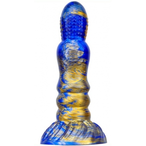 MetallicAnal Dildo Fantasy Peern 17 x 4.7cm Blue-gold