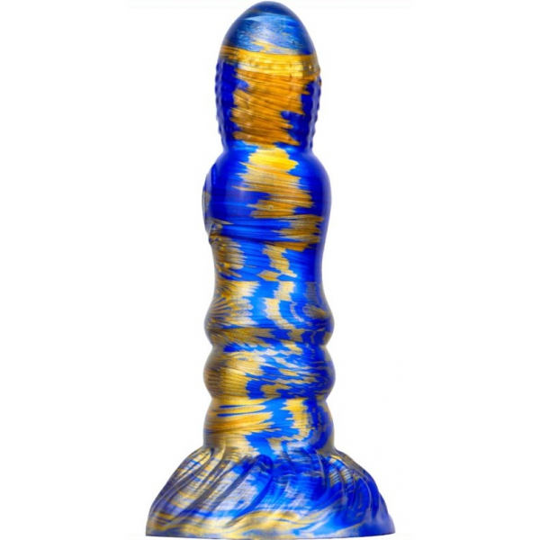 Consolador Fantasy Peern 17 x 4.7cm Azul-Oro