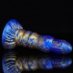 Consolador Fantasy Peern 17 x 4.7cm Azul-Oro