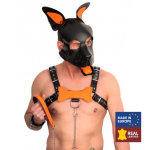 The Red PUPPY BONE LEATHER ORANGE