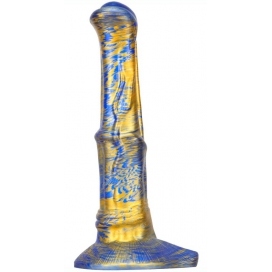 MetallicAnal Dildo Joll 23 x 5,5 cm blu-oro