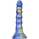 Consolador Fantasy Bamspin 15 x 3.3cm Azul-Oro