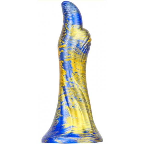 Dildo Fantasy Dukix 14 x 4,4 cm Blu-Oro