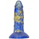 Dildo Fantasy Bulstrix 15 x 5,5 cm blu-oro