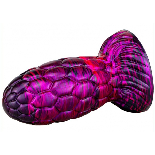 Dragon Egg Dildo Warnax 13 x 7cm Purple-Black