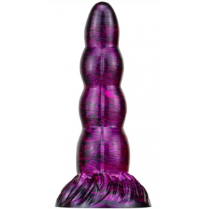 MetallicAnal Dildo Fantasy Scopio 17 x 5cm Violett-schwarz