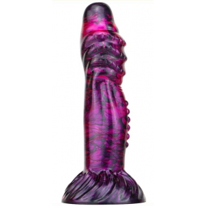 MetallicAnal Consolador Fantasy Croq 19 x 5cm Morado-Negro