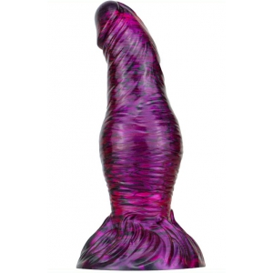 MetallicAnal Dildo Fantasy Duxel 17 x 6cm Violett-schwarz