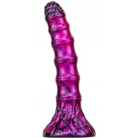 Dildo Fantasy Bamspin 15 x 3,3 cm Roxo e Preto