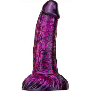 MetallicAnal Dildo Fantasia Gentax 16 x 5cm Viola-Nero