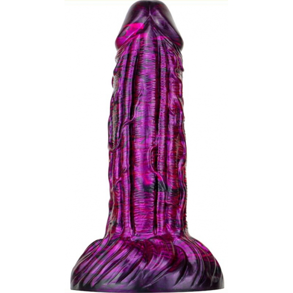 Dildo de Fantasia Gentax 16 x 5cm Purple-Black