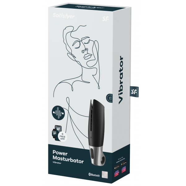 Aangesloten Masturbator Power Satisfyer 15cm