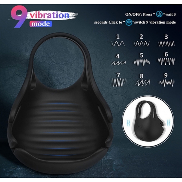 Coque vibrant pour testicules Nest 9 vibrations
