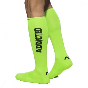 Addicted NEON SOCKS Addicted High Socks Green