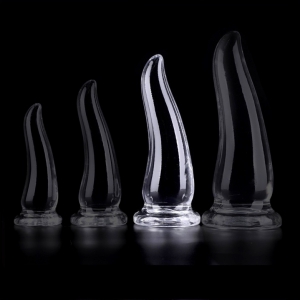 ClearlyHorny Transparenter Plug Gazox L 18 x 5.5cm