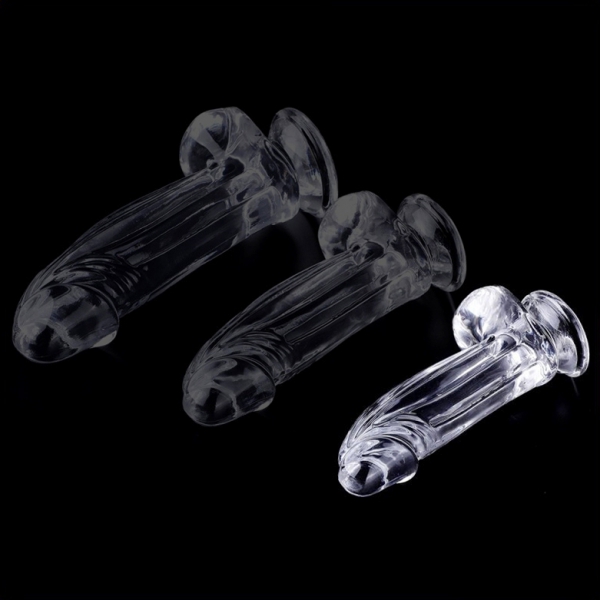 Dildo transparente Kolk S 12 x 3,5cm