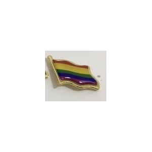 Pride Items Pin LGBT-Flagge aus Metall