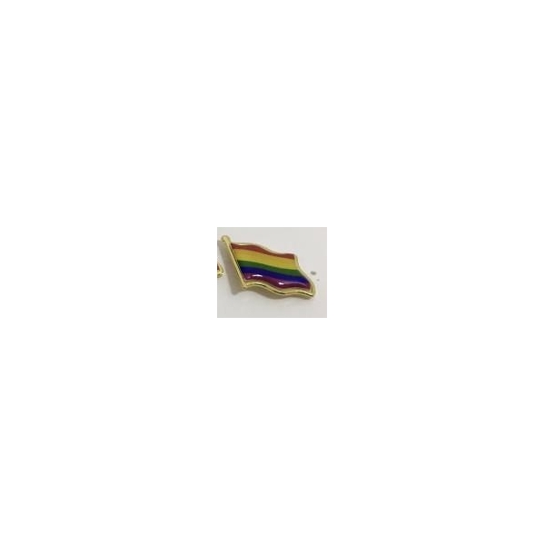 Pin metálico de bandera LGBT