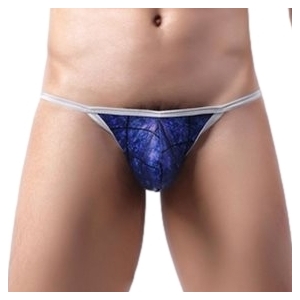 MenSexyWear Sexy String Disco Night Blau