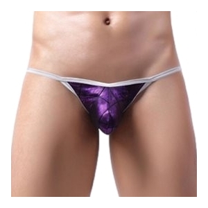 MenSexyWear Sexy Tanga Disco Noche Violeta