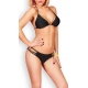 Bikini + BH Set mit goldenen Ketten