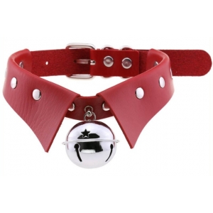 Joy Jewels Collar con Campana Jing Roja