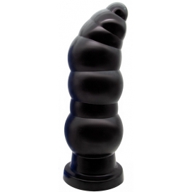 ToppedMonster PVC Extra-girthy Prostate Massager BLACK