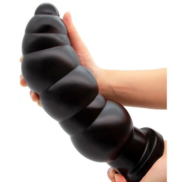 PVC Extra-girthy Prostate Massager BLACK