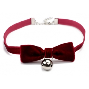 Joy Jewels Collana con fiocco rosso