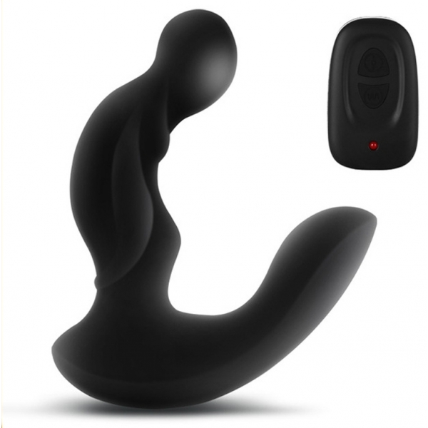 Nero Estimulador Prostático Vibrador 10 x 4cm