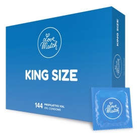Love Match Condoms XXL King Size x144