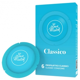 Love Match Latex Condoms Classico x6