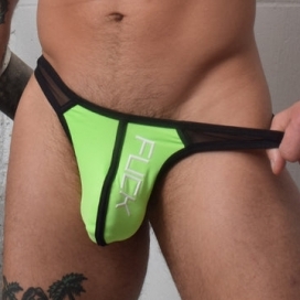 Tanga Hex Verde Neón