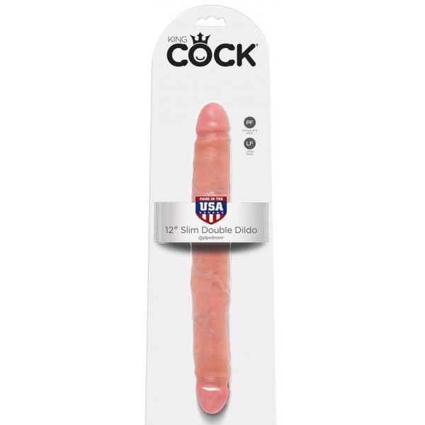 Dubbele Dildo King Cock 30,5 x 3,6 cm Stoel